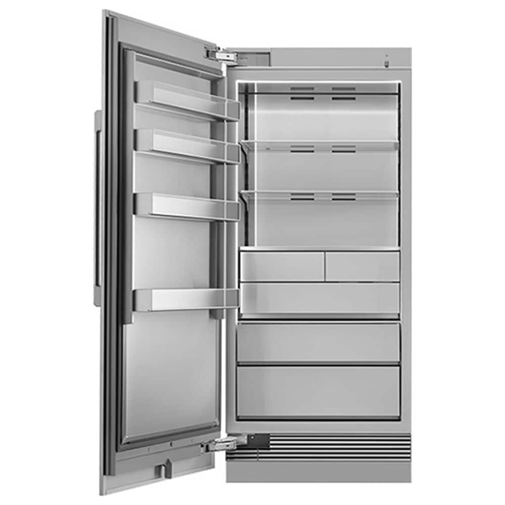 Dacor Modernist 36"" Column Left Door Panel in Silver Stainless Steel, , large