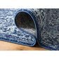 Safavieh Evoke EVK256A 10" x 14" Navy and Ivory Area Rug, , large