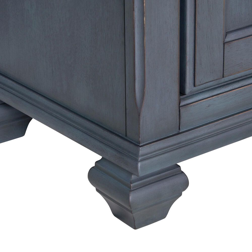 Legends Furniture Americana Bookcase Pier in Corduroy Blue, , large