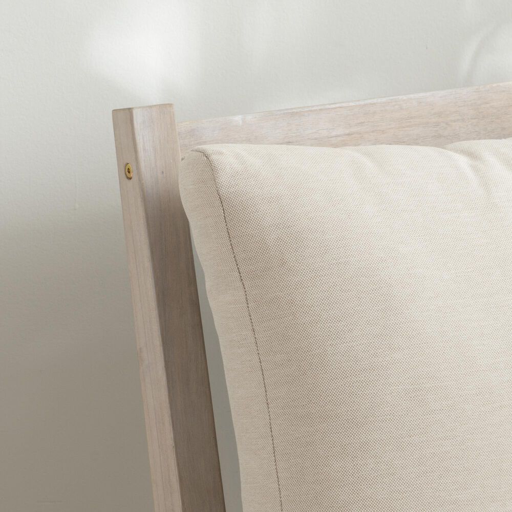 Linon Home Decor Teagon Patio Corner Chair in Beige, , large