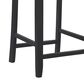 Linon Home Decor Colm Counter Stool in Black and Warm Brown, , large