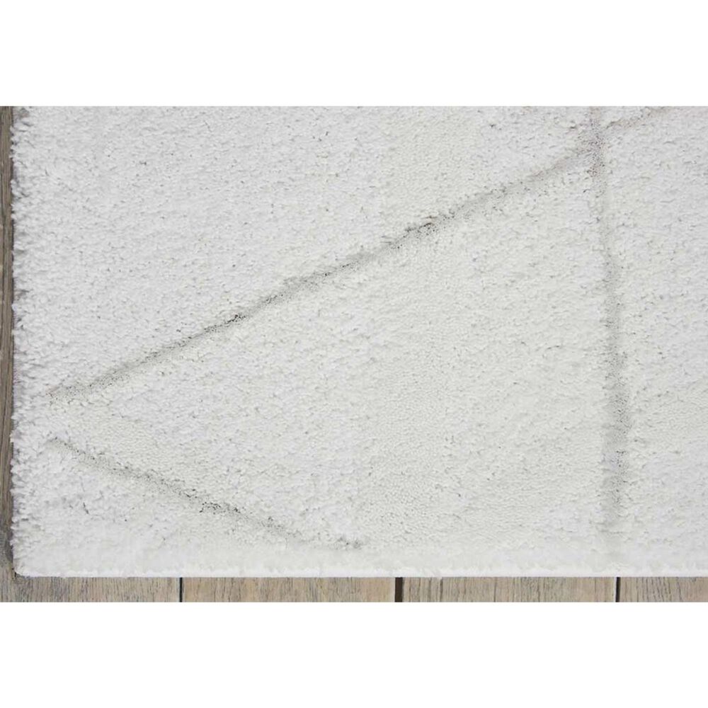 Nourison Ingenue KIH33 5&#39;3&quot; x 7&#39;3&quot; Ivory Area Rug, , large