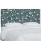Rifle Paper Co Crafted by Cloth & Company Elly Queen Headboard in Peonies Emerald, , large
