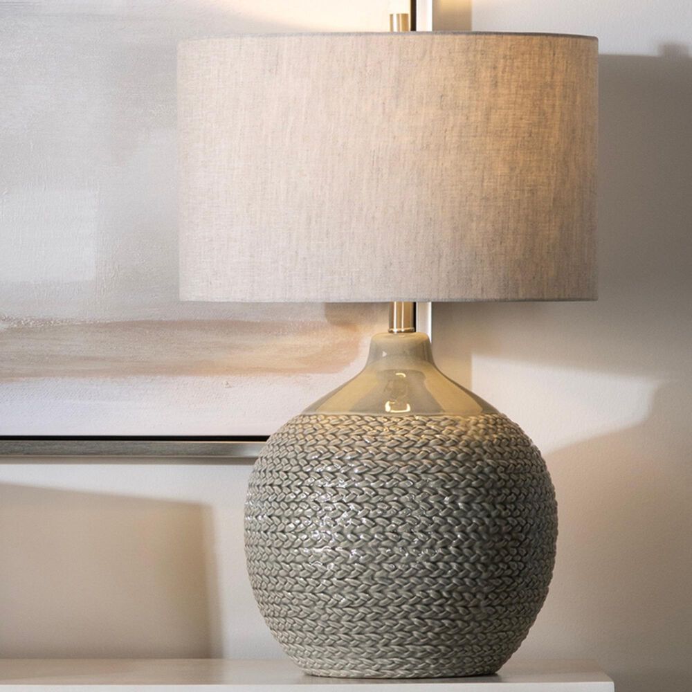 Crestview Collection Cairo Table Lamp in Grey, , large