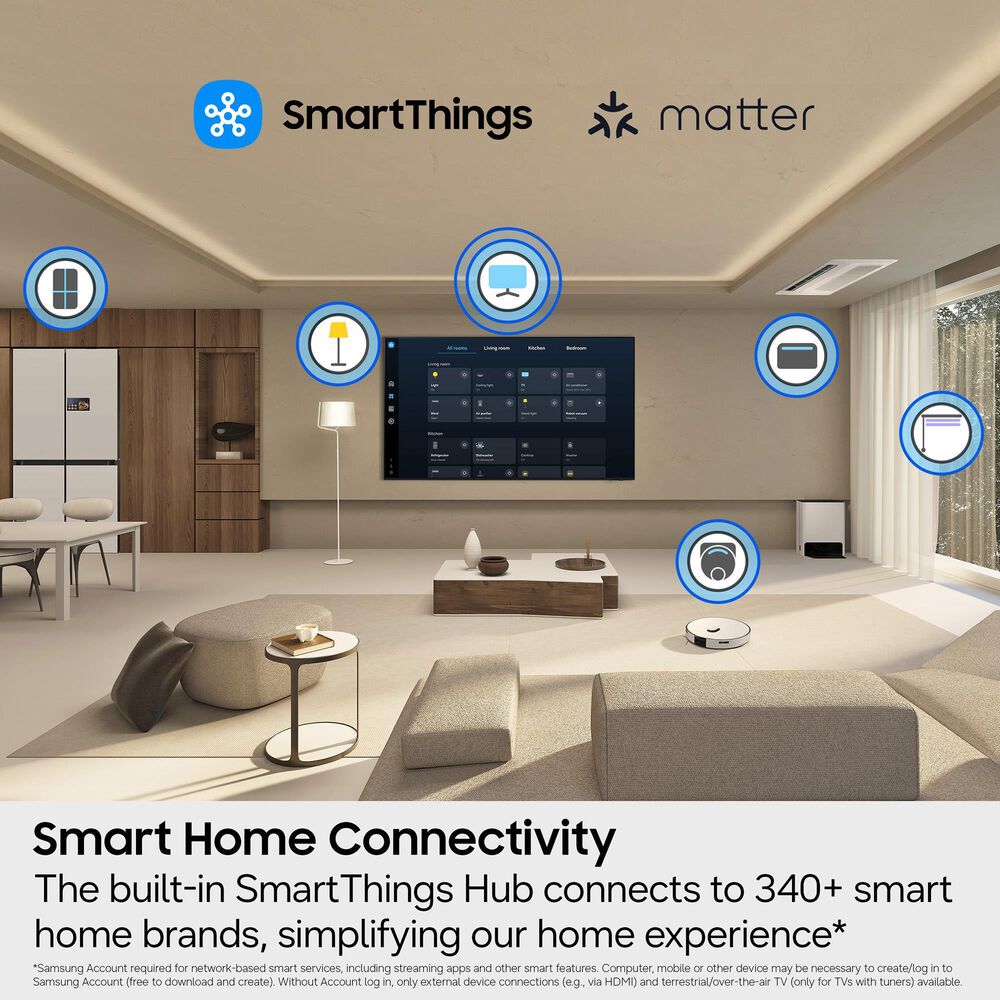 Samsung 85" Class M70H Mini LED 4K UHD Vision AI in Black - Smart TV, , large