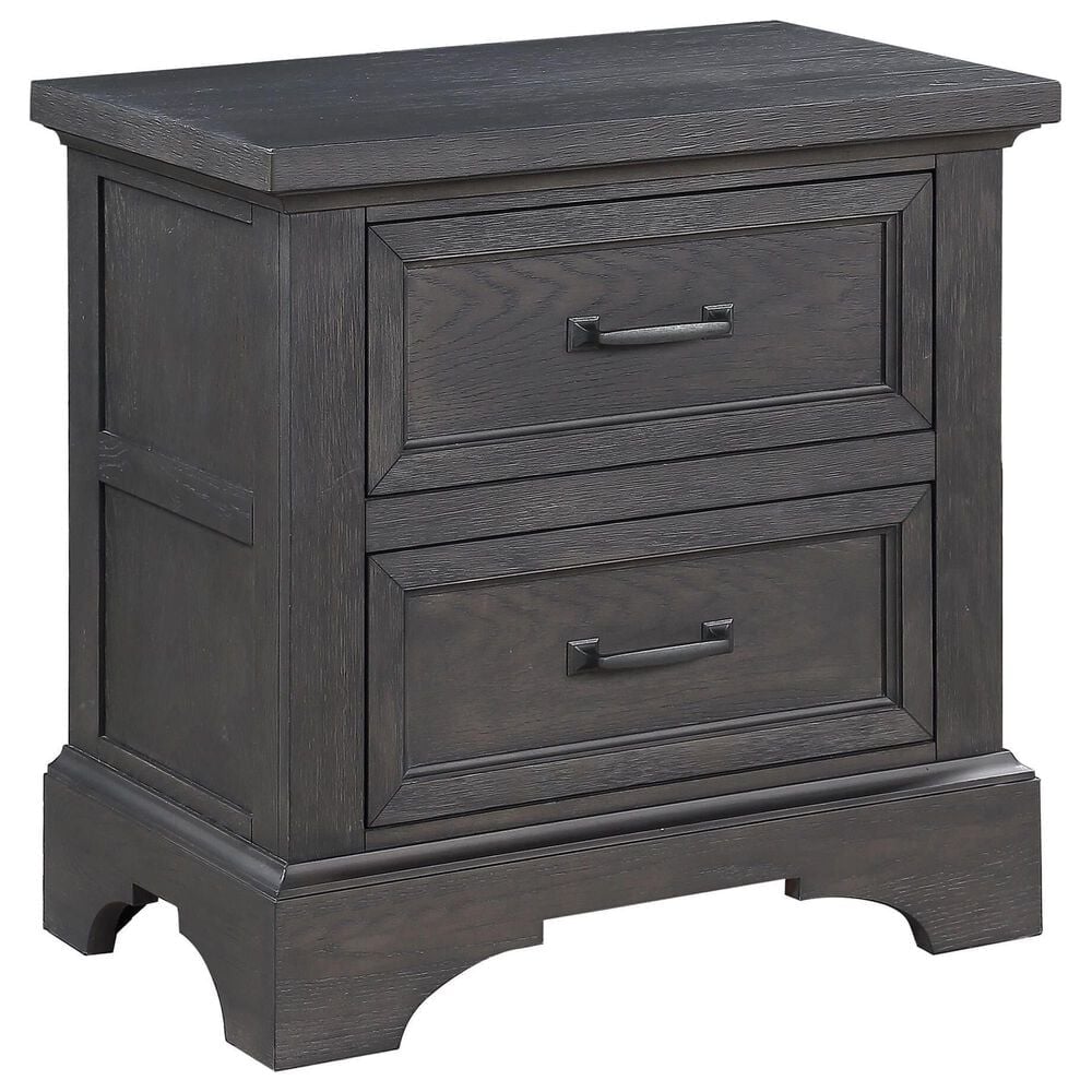 Davis International Prescott 5 Piece King Storage Bedroom Set in Gray Oak, , large