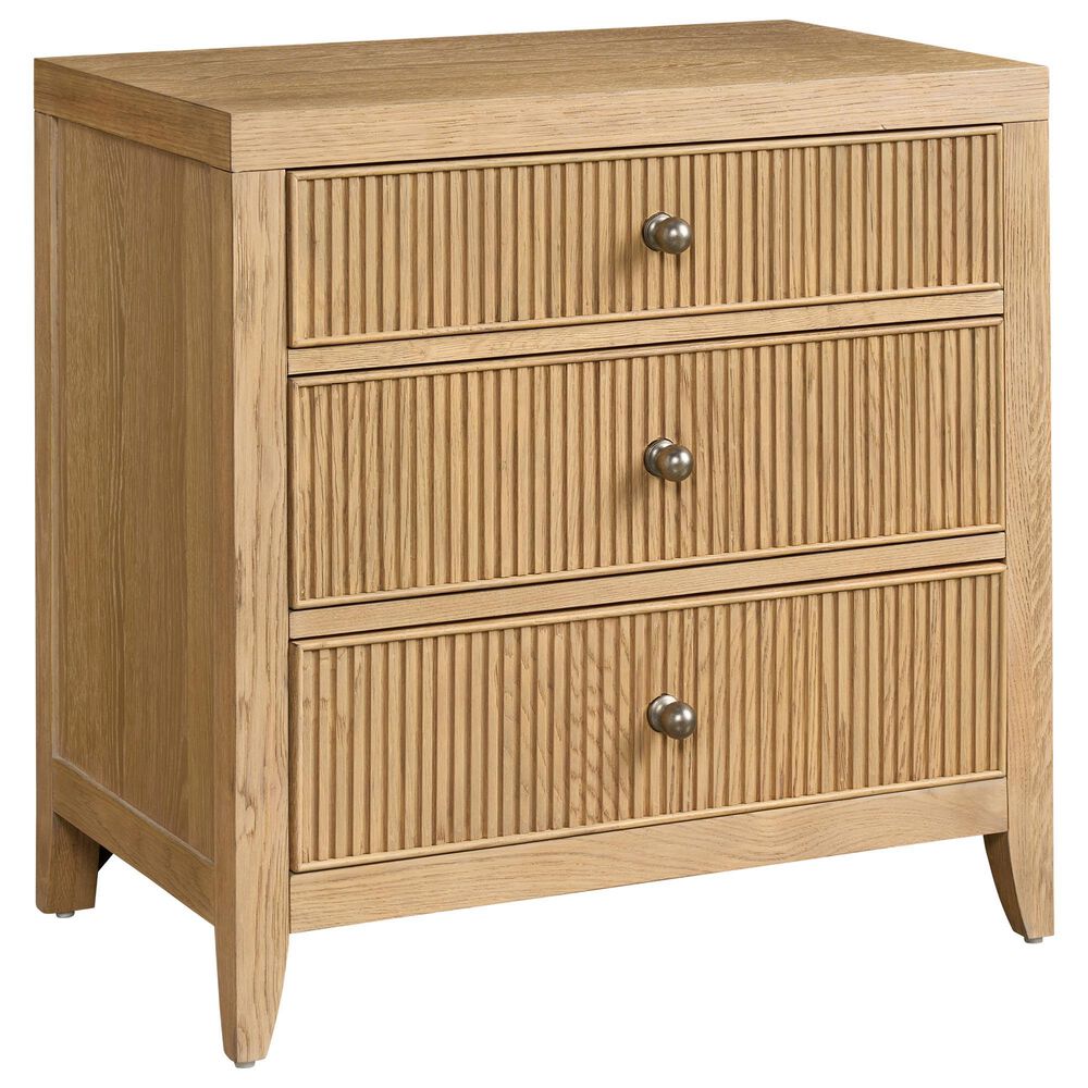 Universal Furniture Avaline Queen Upholstered Storage Bed with Dresser, Chest and Two Nightstands in Skylark with USB Ports and Outlets, , large
