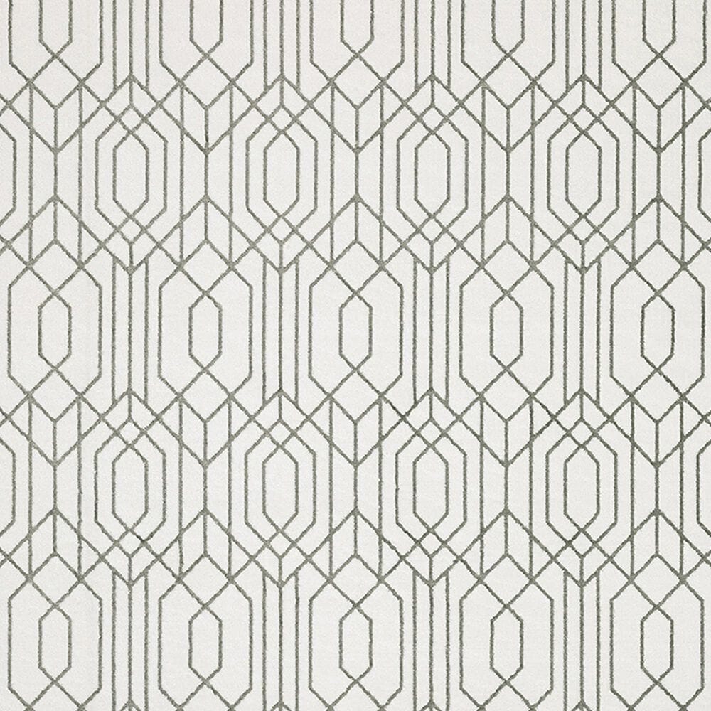 Oriental Weavers Montecito Geometric 7&#39;10&quot; x 10&#39;10&quot; White Area Rug, , large