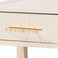 Baxton Studio Primrose 1-Drawer Nightstand in Ivory, , large