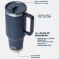 YETI Rambler 40 oz Travel Str Mug Navy, , large