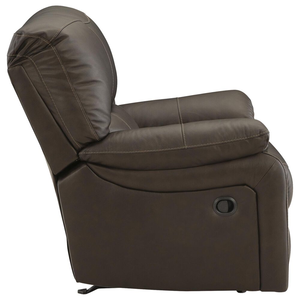 Ashley Leesworth 3-Piece Power Reclining Living Room Set in Dark Brown, , large