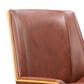 Zuo Modern Maker Office Chair with Brown Faux Leather in Black, , large