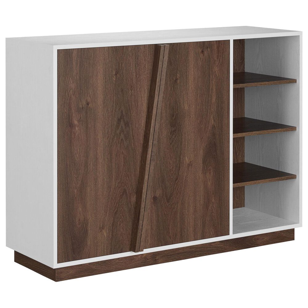 Furniture of America Williams Shoe Cabinet in White, , large