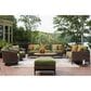 Ashley Horizon Hall Swivel Lounge Chair in Green, , large