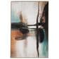 Ashley Brunonia 70.75" x 47.13" Wall Art in Teal, Orange and Black, , large