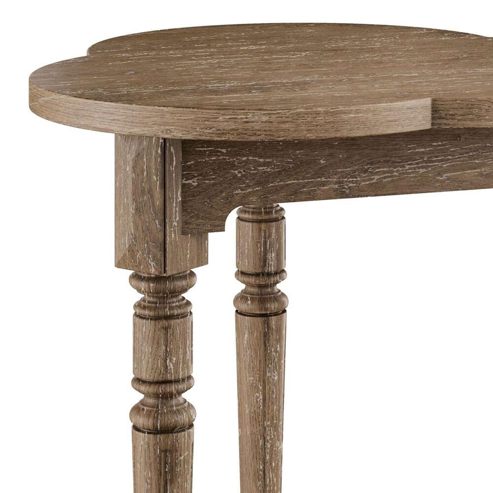 Hekman Chateaux Clover End Table in Brown, , large