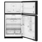 Whirlpool 21.3 Cu. Ft. Top Freezer Refrigerator with Total Coverage Cooling in Black, , large