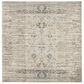 Safavieh Monaco MNC209G-5SQ 5" Square Grey/Multi Area Rug, , large