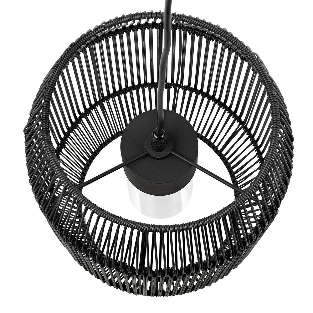 Golden Lighting Seabrooke 1-Light Outdoor Pendant in Black, , large