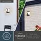 Vaxcel Links 1-Light Wall Sconce in Black, , large