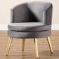 Baxton Studio Baptiste Accent Chair in Grey, , large