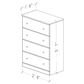 Lemoore Essential 32" 4-Drawer Chest in Park Elm, , large