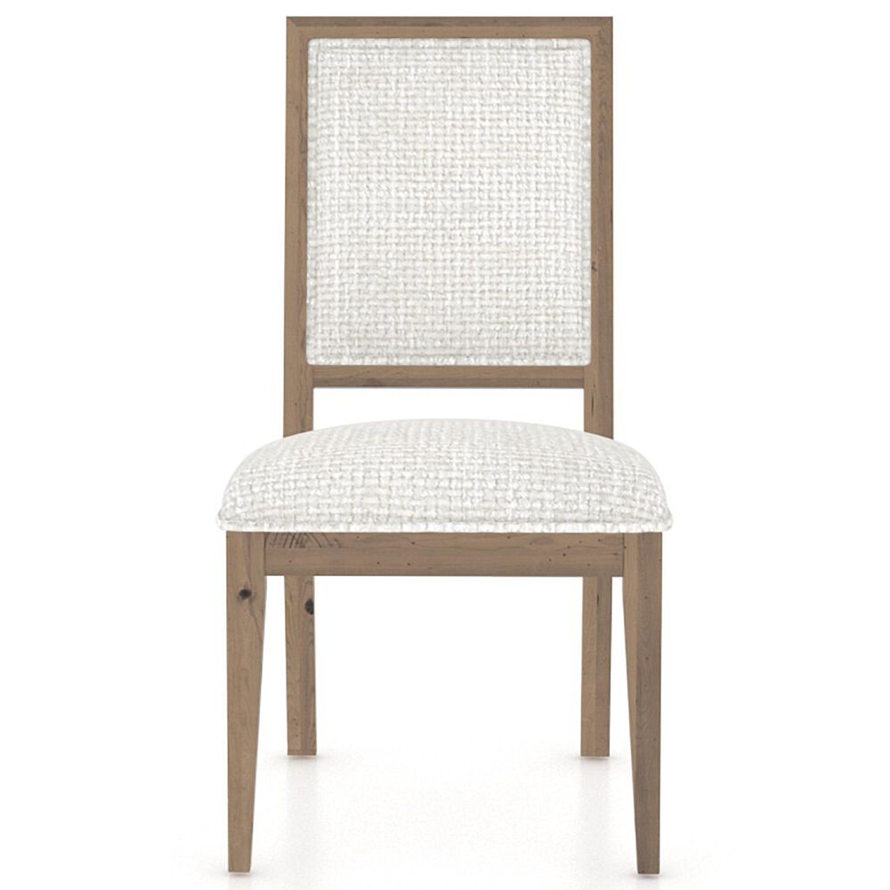 CANAD Loft 9-Piece Square Dining Set in Smoked and Pecan Washed, , large
