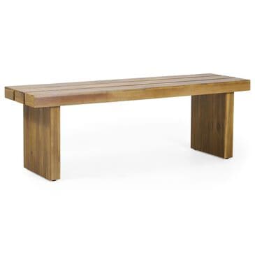 Hearth and Haven Nahanni Outdoor Bench in Natural, , large