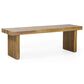 Hearth and Haven Nahanni Outdoor Bench in Natural, , large