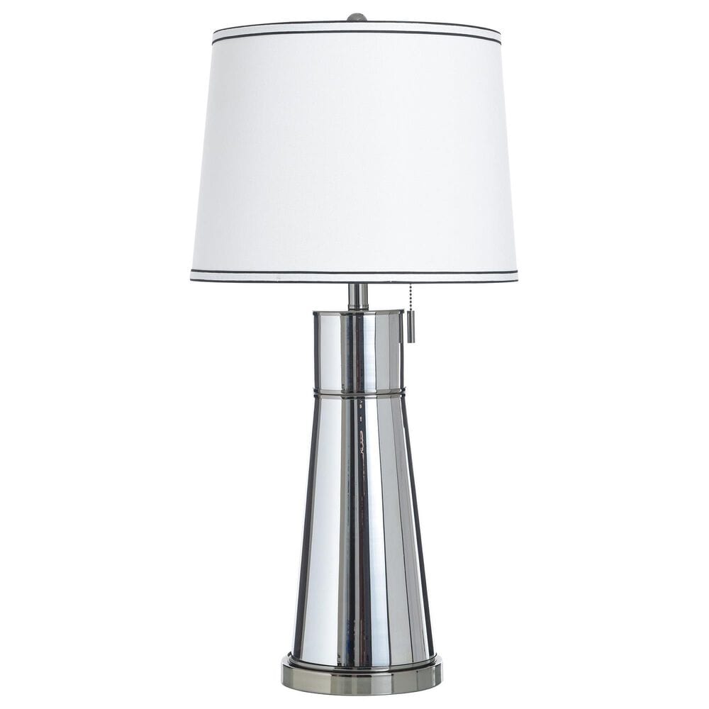 Flair Industries Hoke Table Lamp in Silver, , large