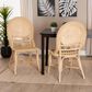 Baxton Studio Jelita Side Chair in Natural Brown (Set of 2), , large
