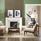 Stickley Furniture Surrey Hills Glass Top End Table in Bay Brown, , large