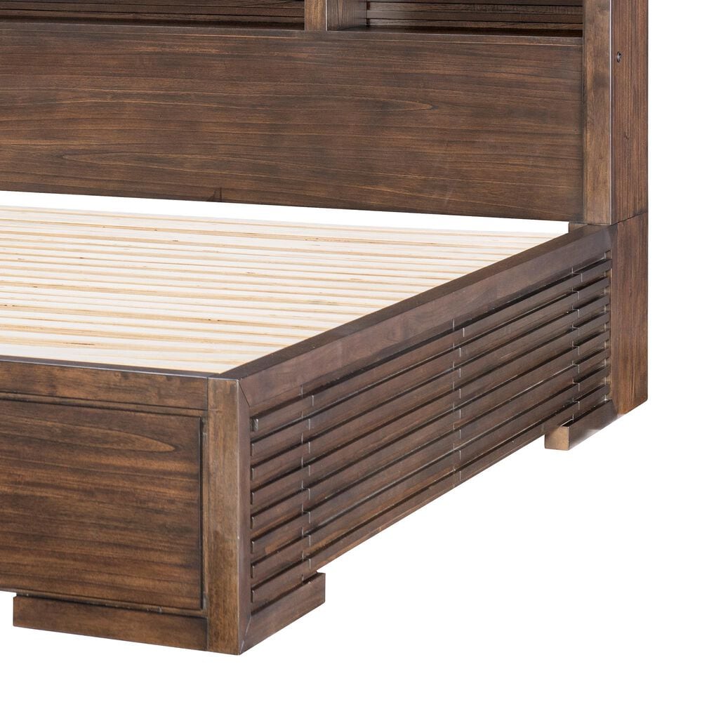 Legacy Classic Architect Queen Double Storage Bed in Onyx Brown, , large