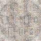 Surya Carlisle CSI2318 5"3" Round Dark Brown, Medium Gray, Off-White, Olive and Dark Blue Area Rug, , large