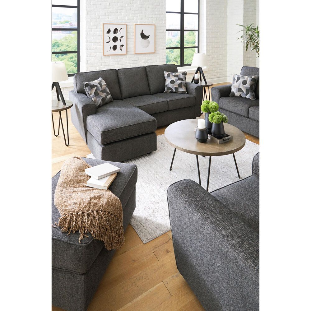 Ashley Cascilla Stationary Sofa Chaise in Slate, , large