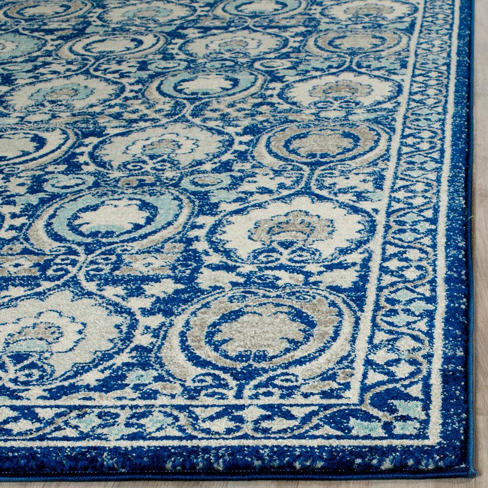Safavieh Evoke EVK251C 2&#39;2&quot; x 9&#39; Blue and Ivory Runner, , large