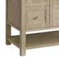 James Martin Vanities Breckenridge 48" Single Vanity in Whitewashed Oak with 3 cm Eternal Marfil Quartz Top, , large