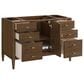 James Martin Vanities Myrrin 48" Vanity in Mid Century Walnut with 3 cm Ethereal Noctis Quartz Top, , large