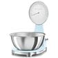 SMEG 50"s Retro Style Kitchen Scale in Pastel Blue and Chrome, , large
