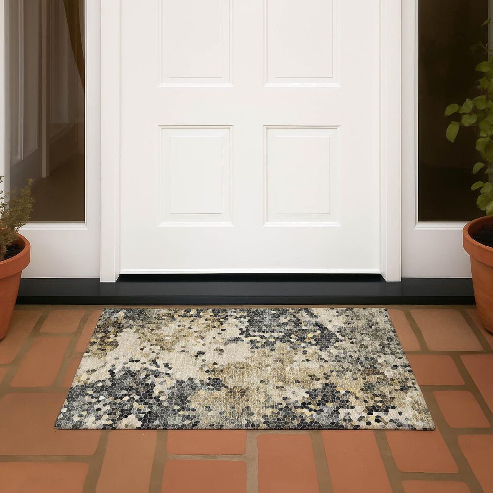 Dalyn Rug Company Lumara LM4 Pewter 2'6" x 3'10" Area Rug, , large
