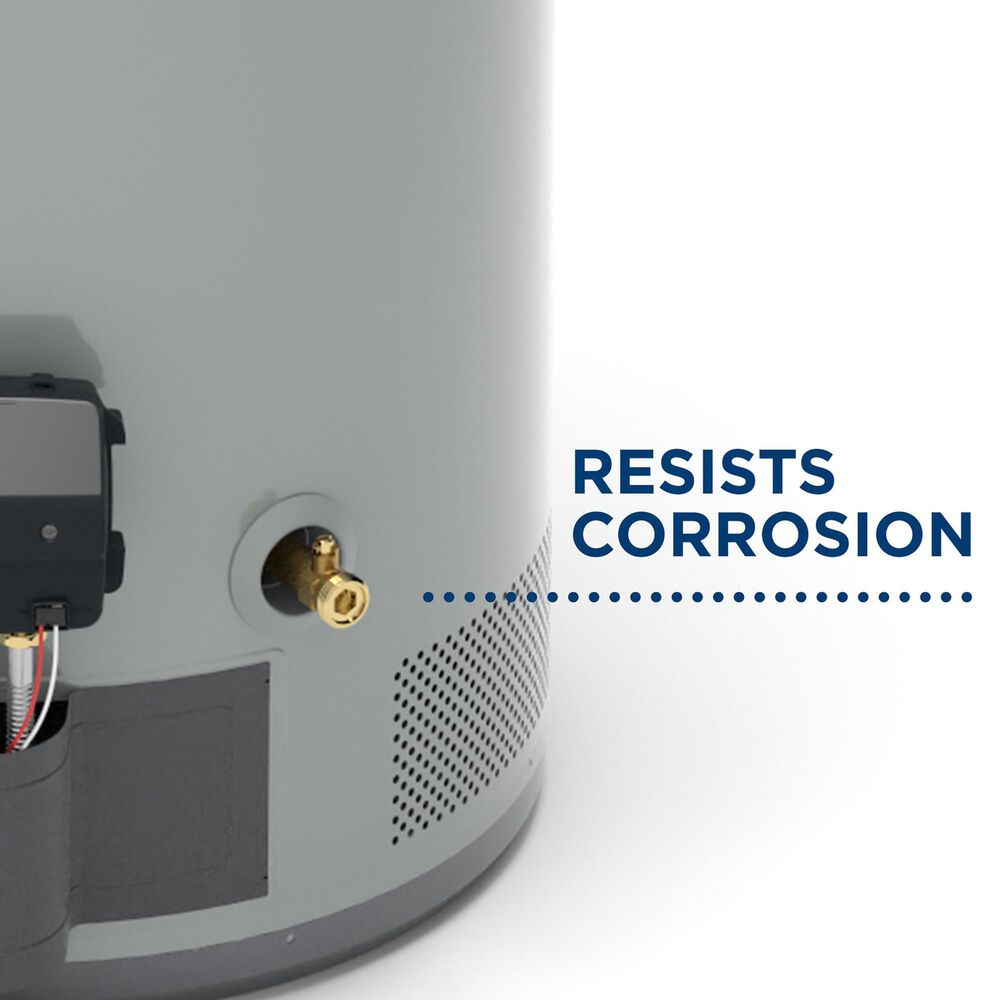 GE Appliances RealMAX Premium 40-Gallon Short Liquid Propane Atmospheric Water Heater in Gray, , large