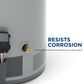 GE Appliances RealMAX Premium 40-Gallon Short Liquid Propane Atmospheric Water Heater in Gray, , large