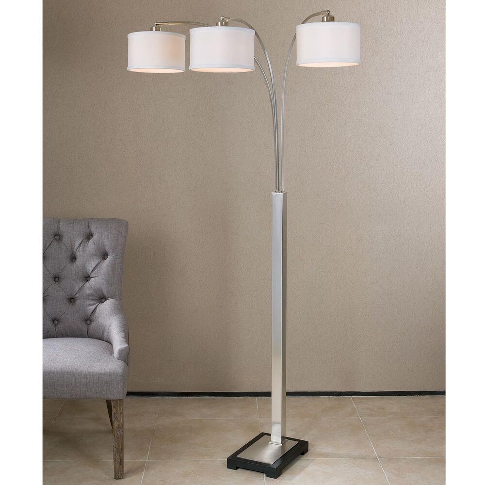 Uttermost Brandenton 3-Light Floor Lamp, , large