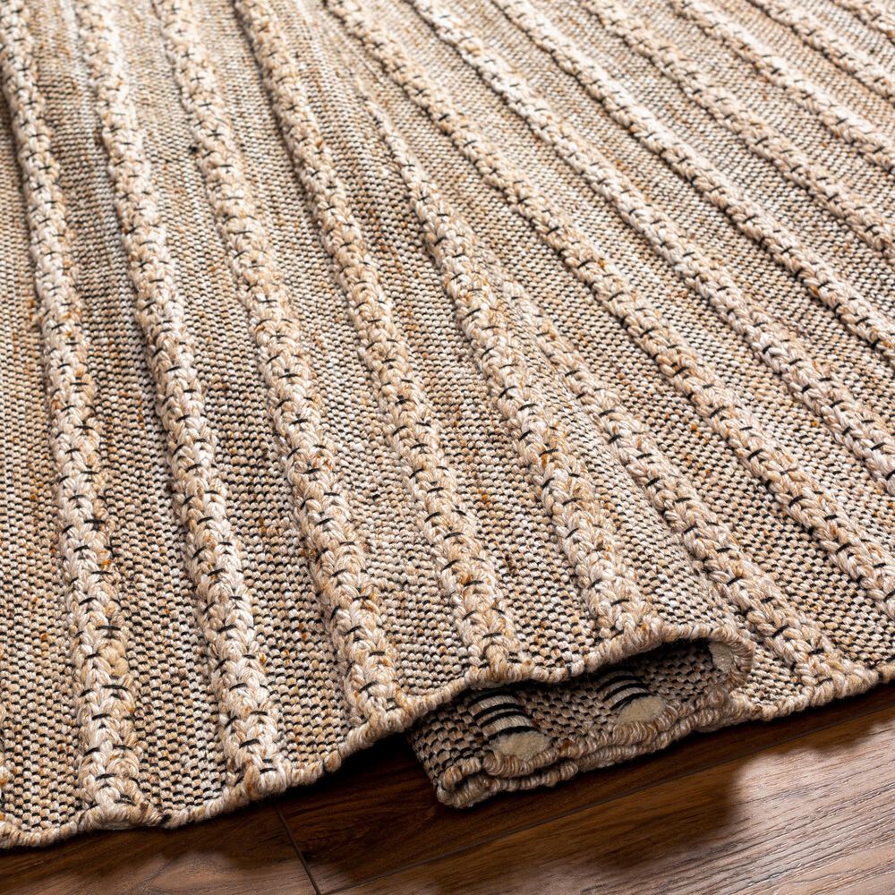 Surya Azalea 2&#39; x 3&#39; Taupe, Brown, Black and Charcoal Area Rug, , large