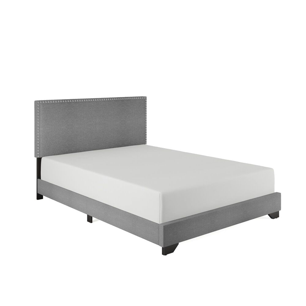 The Monday Company Full Upholstered Bed in Gray, , large