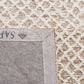 Safavieh Micro-Loop Geometric 4" x 6" Beige and Ivory Area Rug, , large