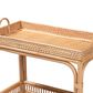 Baxton Studio Lombok Rattan Wine Cart in Natural Brown, , large