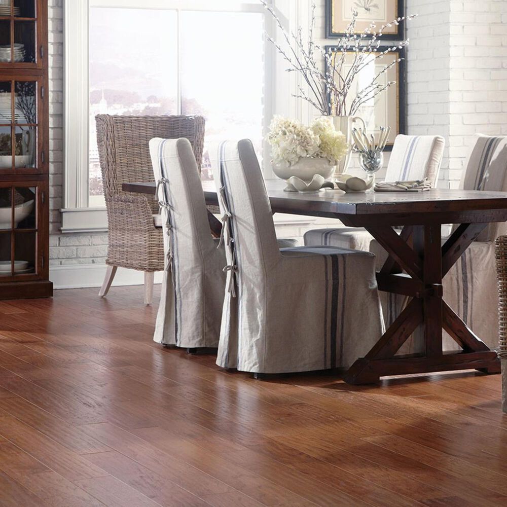 Mullican Flooring Lincolnshire Saddle Hickory 5" Hand Scraped Hardwood, , large