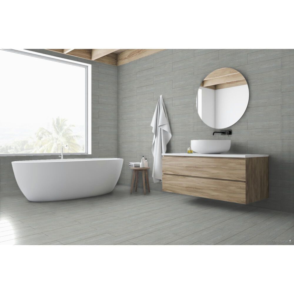 Emser Banzai Fervor Brown 6&quot; x 35&quot; Porcelain Tile, , large