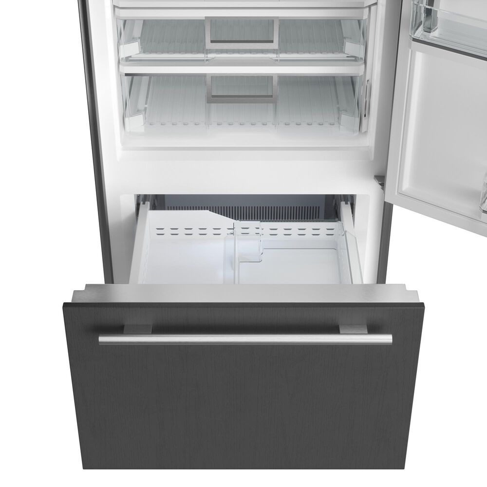 Sub Zero 17 Cu. Ft. Classic Right Hinge Bottom Freezer Refrigerator with Internal Water Dispenser in Panel Ready, , large